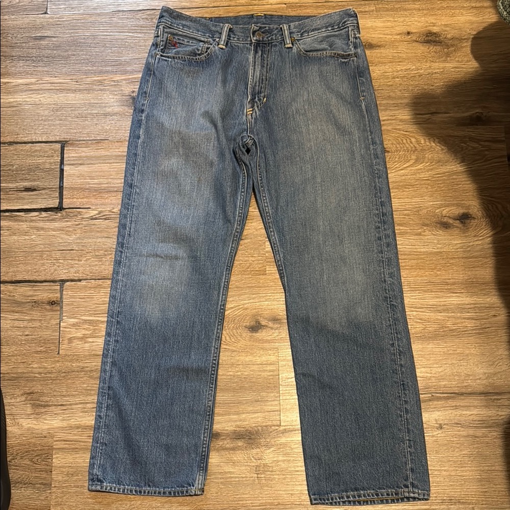 Polo Ralph Lauren Classic Fit Zip Fly 5 Pkt Blue Jeans Size 32/30